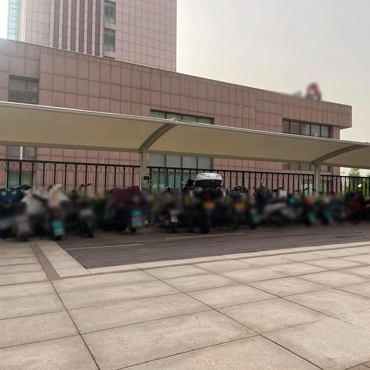 库尔勒市膜结构电动车棚