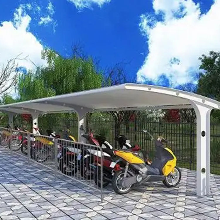 库尔勒市膜结构电动车棚